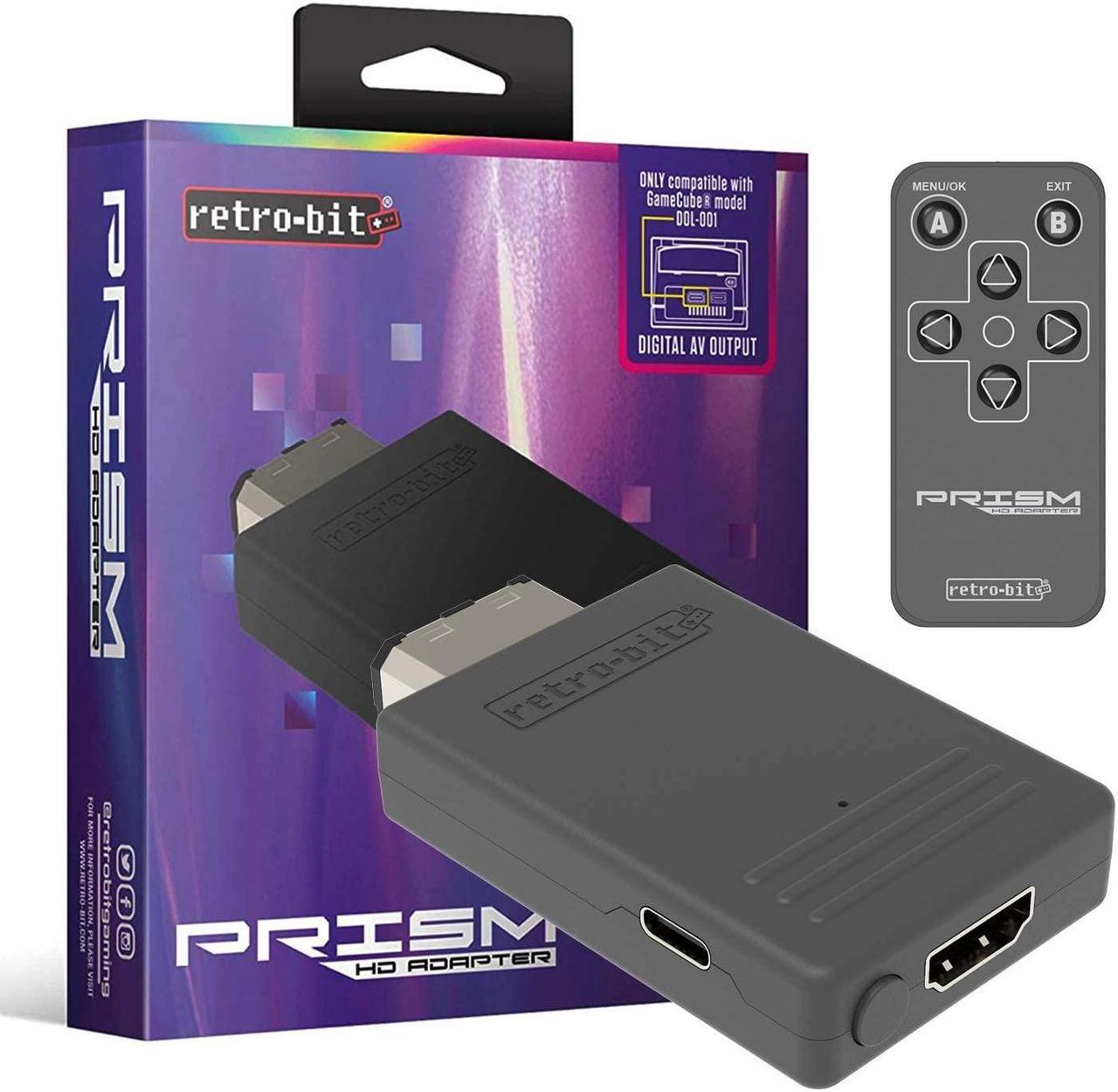 Alt view image 7 of 7 - Retro-Bit Prism HDMI Adapter for GameCube - AV to HDMI Converter/Upscaler for 1080P Support