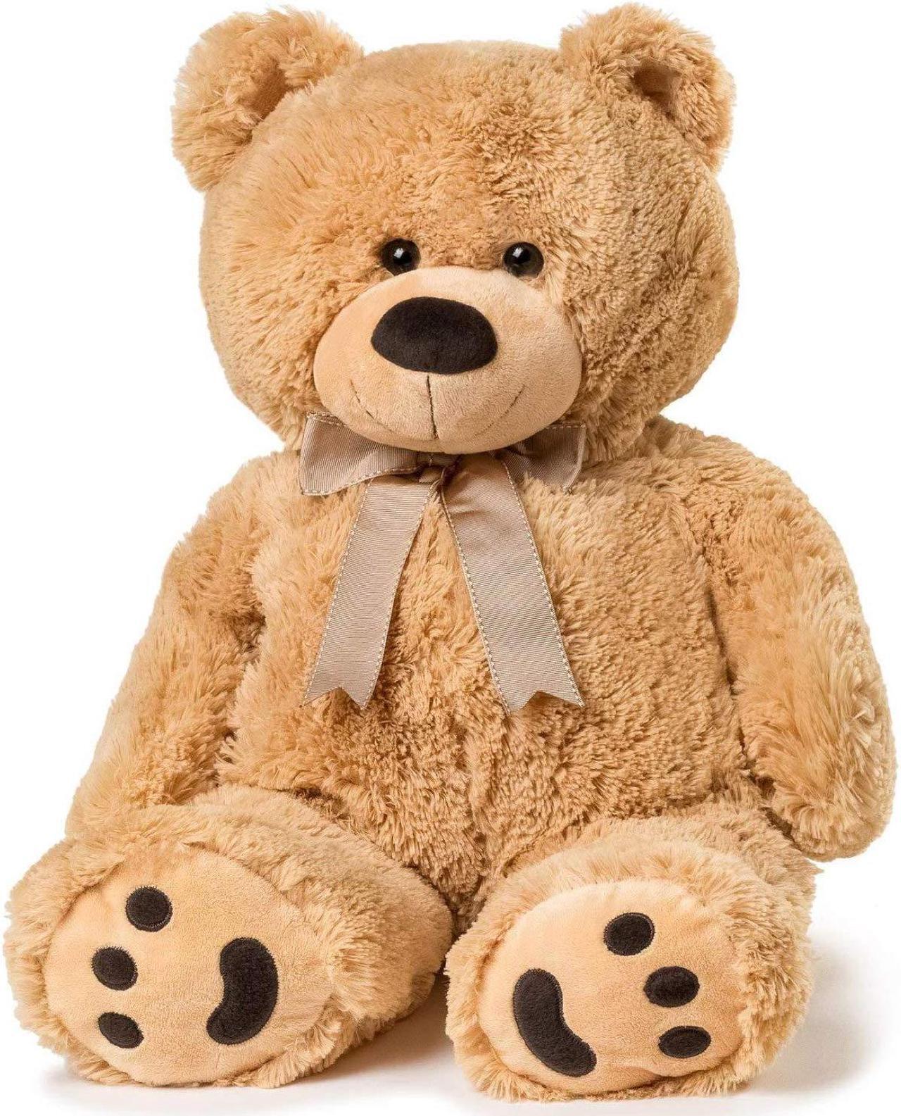 Alt view image 4 of 4 - Joon Big Teddy Bear, Tan