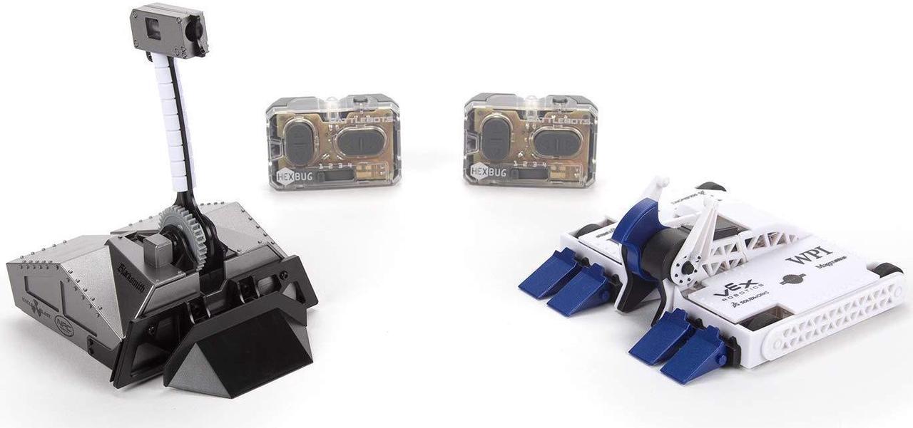 Alt view image 3 of 3 - hexbug battlebots rivals 4.0 blacksmith and biteforce toys for kids, fun battle bot hex bugs black smith and bite force