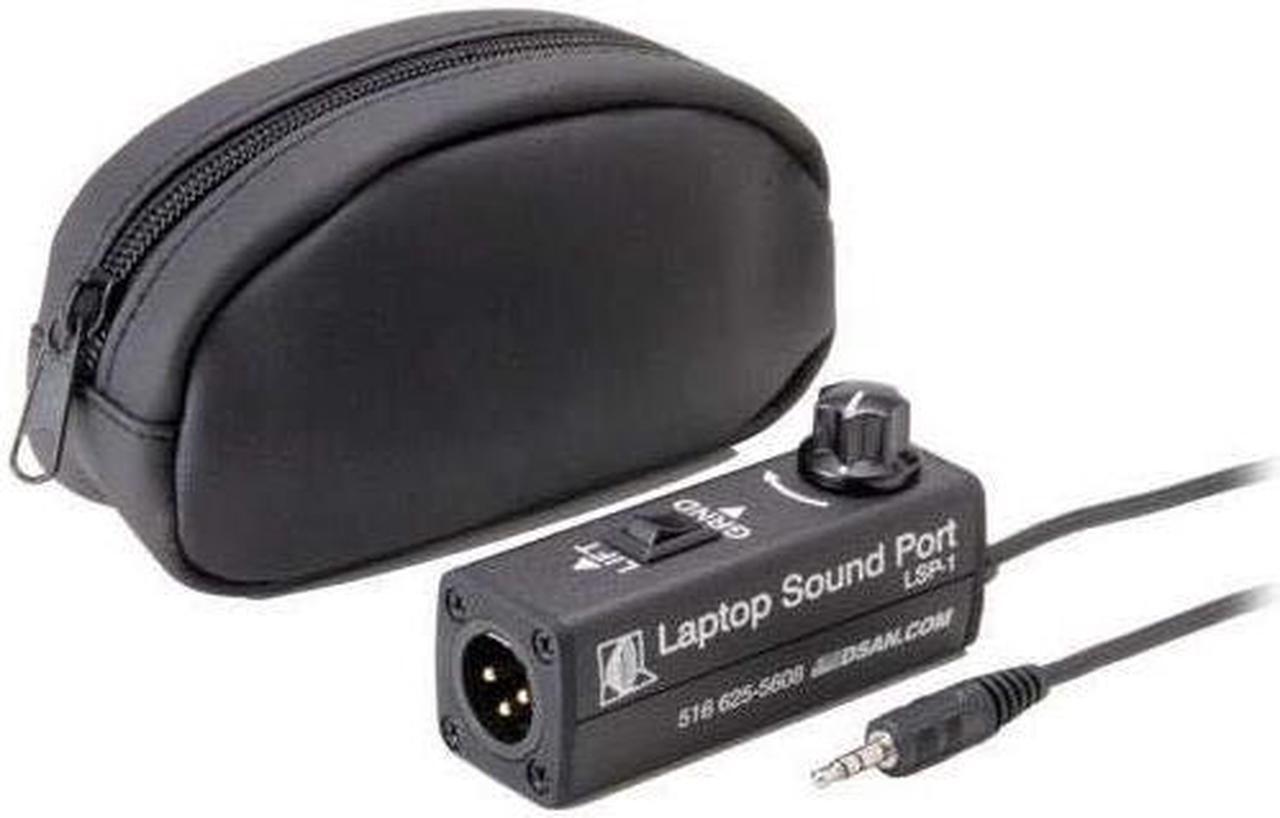 Alt view image 4 of 4 - DSAN Laptop Sound Port Compact Adapter with Ground Lift Switch #LSP-1
