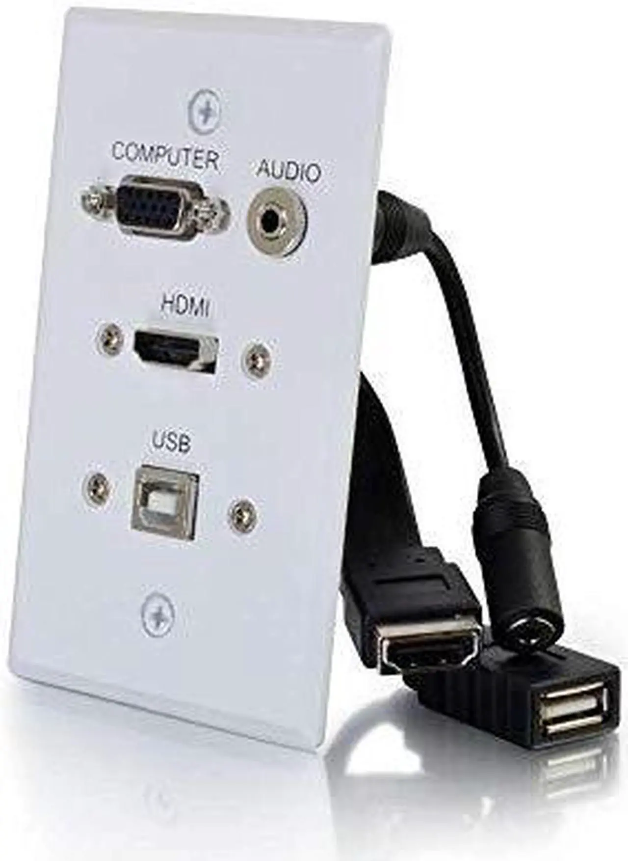 C2G / Cables To Go 39706 HDMI, VGA, 3.5MM Audio and USB Pass Through ...