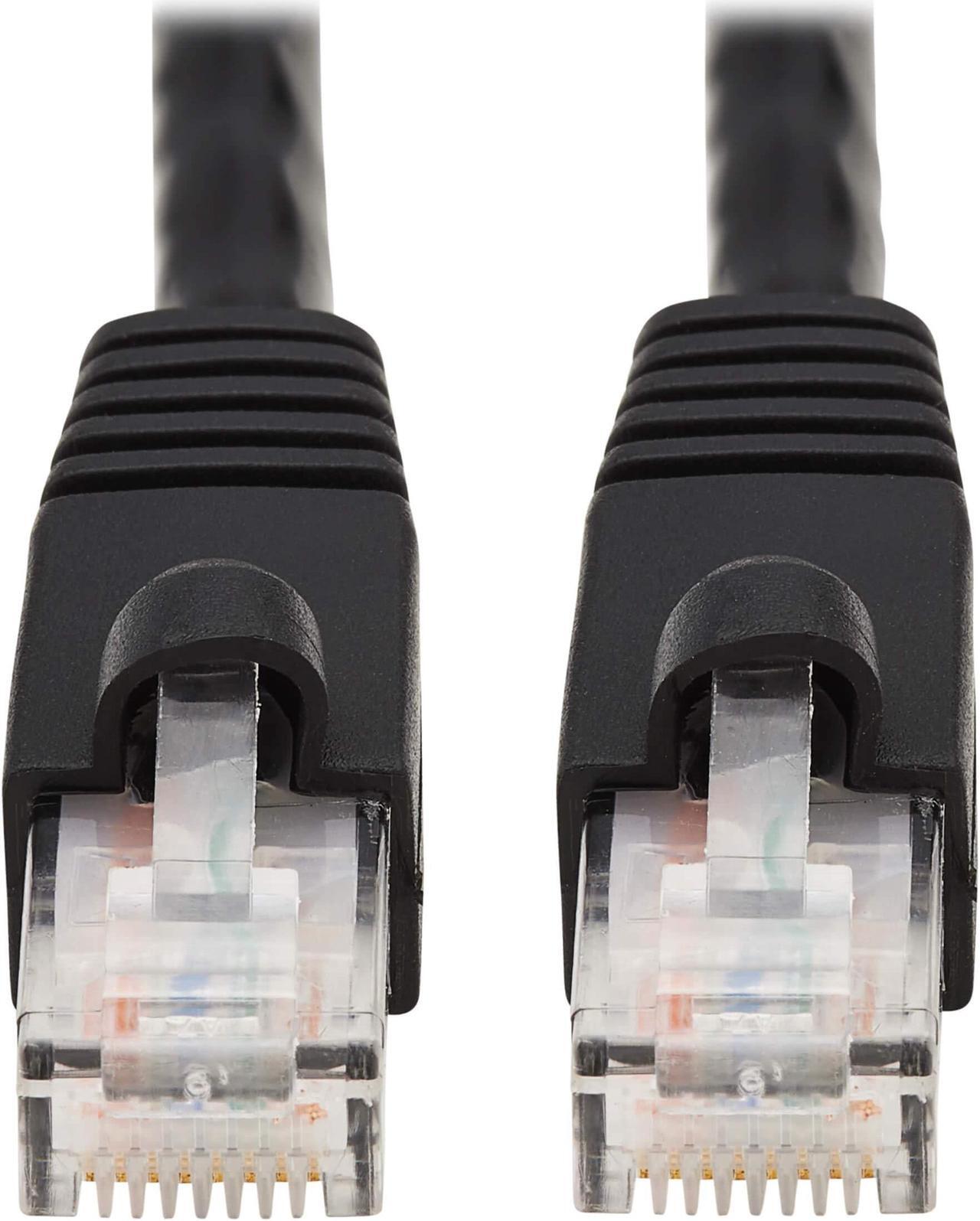 Alt view image 17 of 20 - TRIPP LITE N261-020-BK 20 ft. Cat 6A Black Augmented Cat6 (Cat6a) Snagless 10G Certified Patch Cable, (RJ45 M/M) - Black