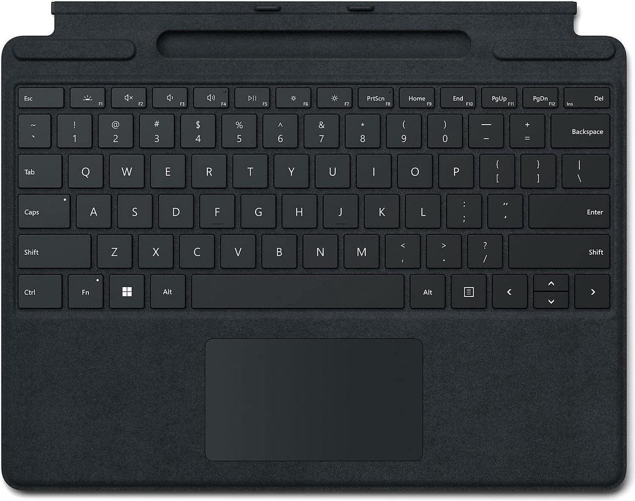 Alt view image 13 of 13 - Microsoft 8XA-00001 Surface Pro Signature Keyboard Black