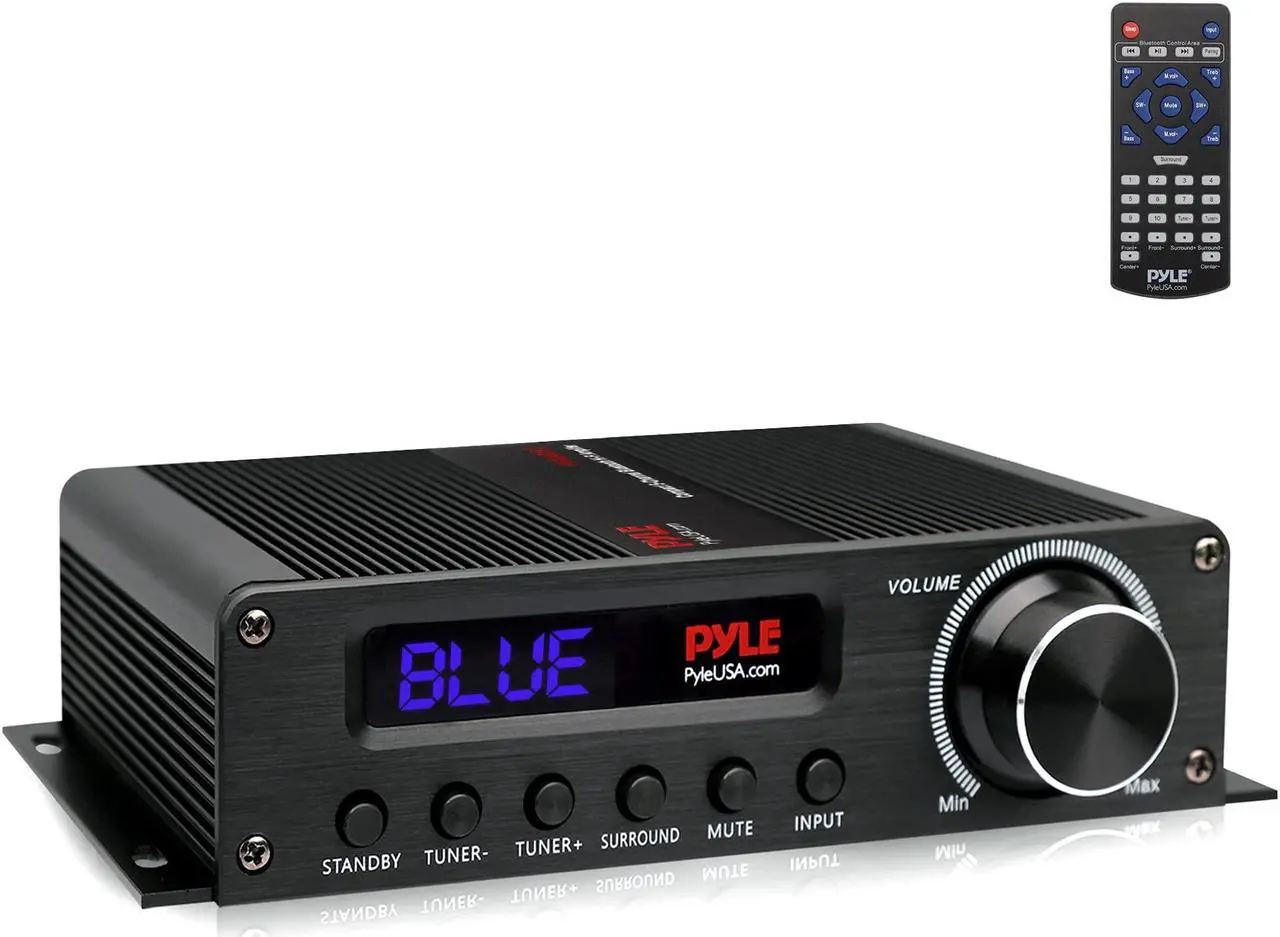 Main image of Wireless Bluetooth Home Audio Amplifier - 100W 5.1 Channel Home Theater Power Stereo Receiver  Surround Sound w/HDMI  AUX  FM Antenna  Subwoofer Speaker Input  12V Adapter - PFA560BT