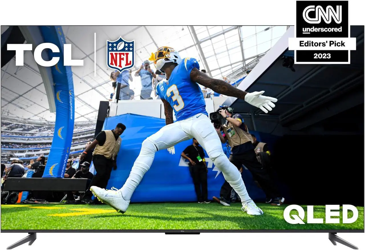 Main image of Tcl 55-Inch Q6 Qled 4K Smart Tv With Google (55Q650G  2023 Model) Dolby Vision  Atmos  Hdr Pro+  Game Accelerator Enhanced Gaming  Voice Remote  Works Alexa  Streaming Uhd Television