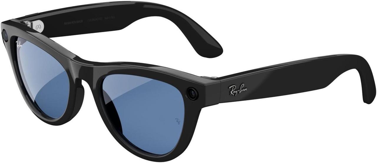 Main image of Meta Ray-Ban Smart Glasses  Wayfarer  Matte Black/Polarized Gradient Graphite  Regular