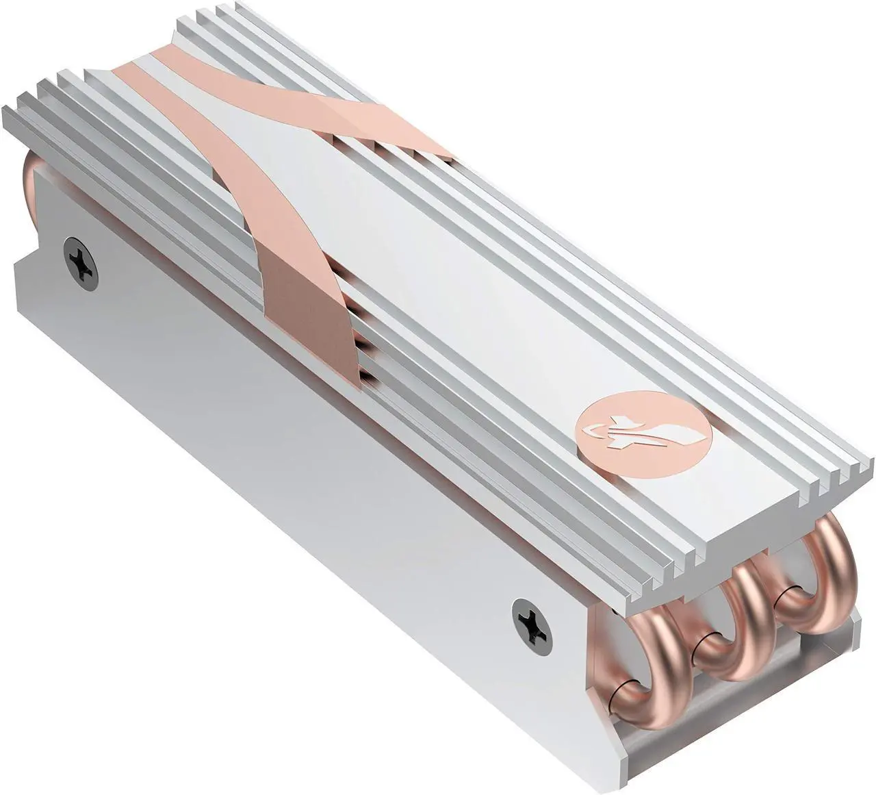 Alt view image 9 of 9 - SABRENT M.2 2280 SSD Rocket Heatsink in Silver (SB-HTSS)