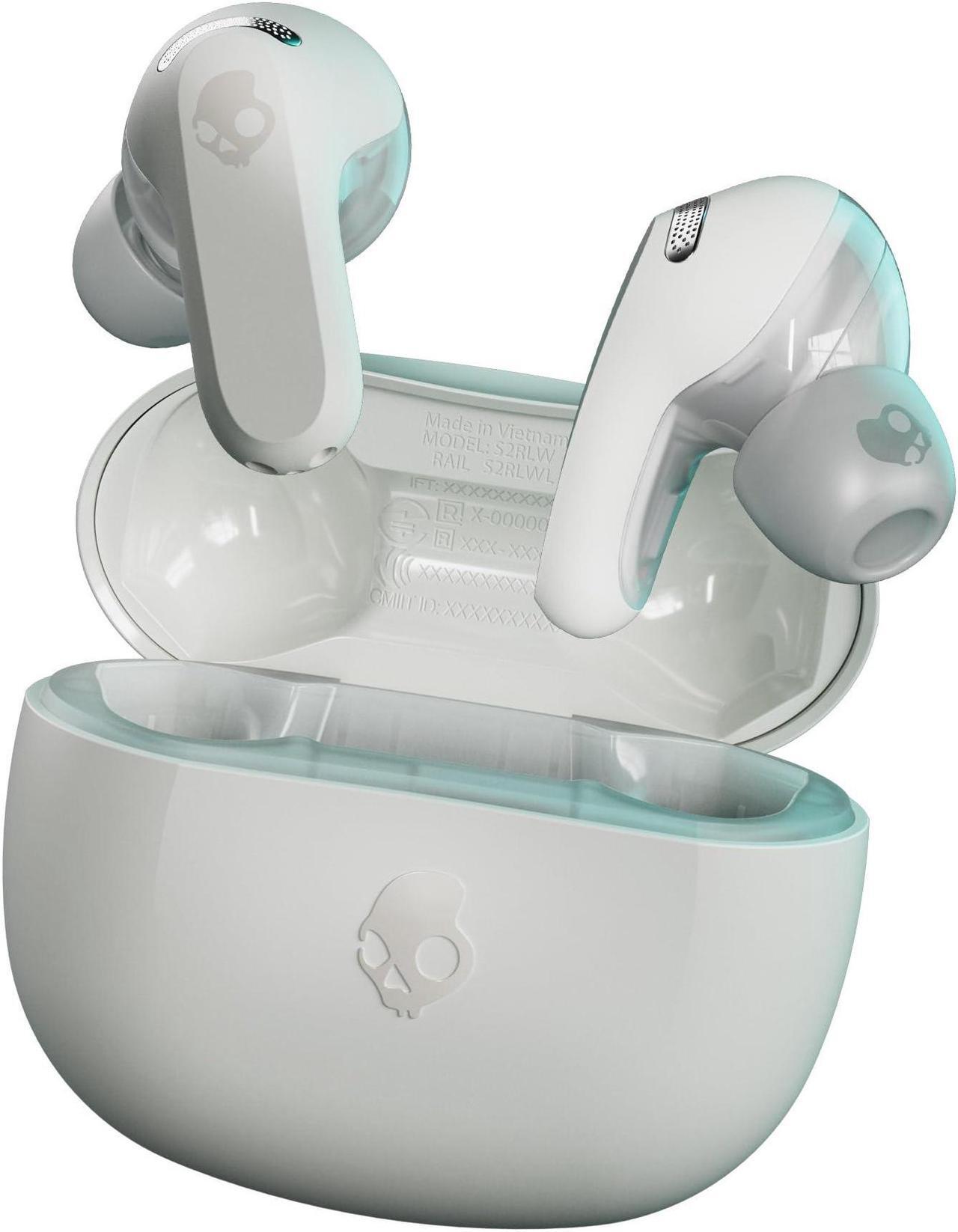 Main image of Skullcandy Rail Anc In-Ear Noise Cancelling Wireless Earbuds  27 Hr Battery  Microphone  Works With Iphone Android And Bluetooth Devices - Bone
