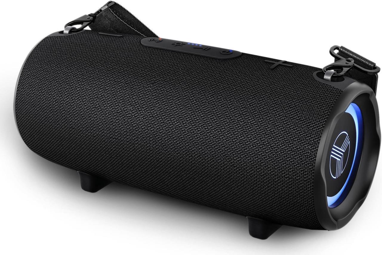 Alt view image 6 of 6 - TREBLAB HD-Max - Big Loud Bluetooth Speaker - 50W, 20H Battery, Powerbank, TWS, IPX6 Waterproof | Loud Portable Speaker with Deep Bass | Wireless Outdoor Speakers w/Type-C Connector & Carrying Strap