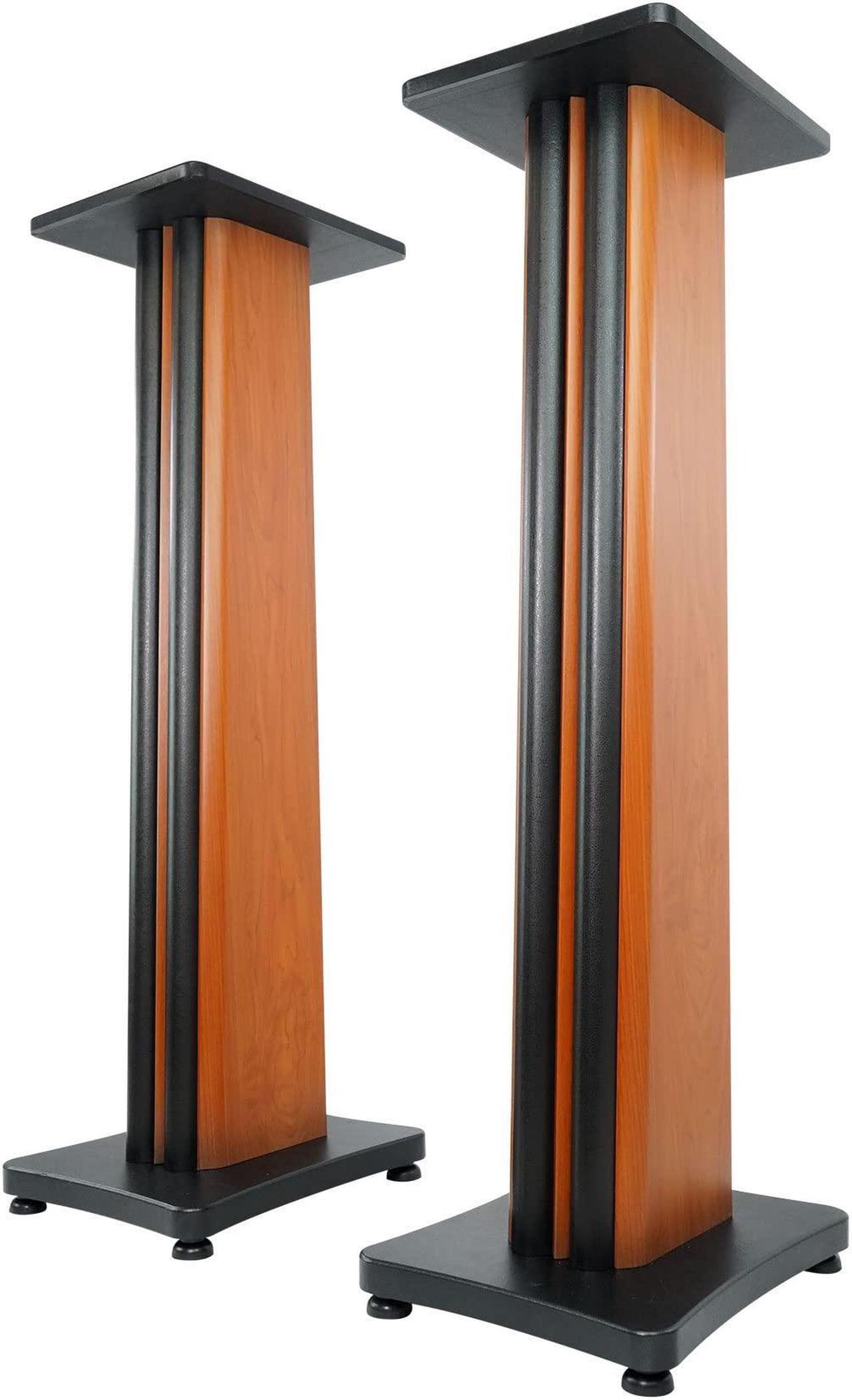 Main image of 2 Rockville SS36C Premium Classic Wood Grain 36"" Speaker Stands Up to 100Lbs