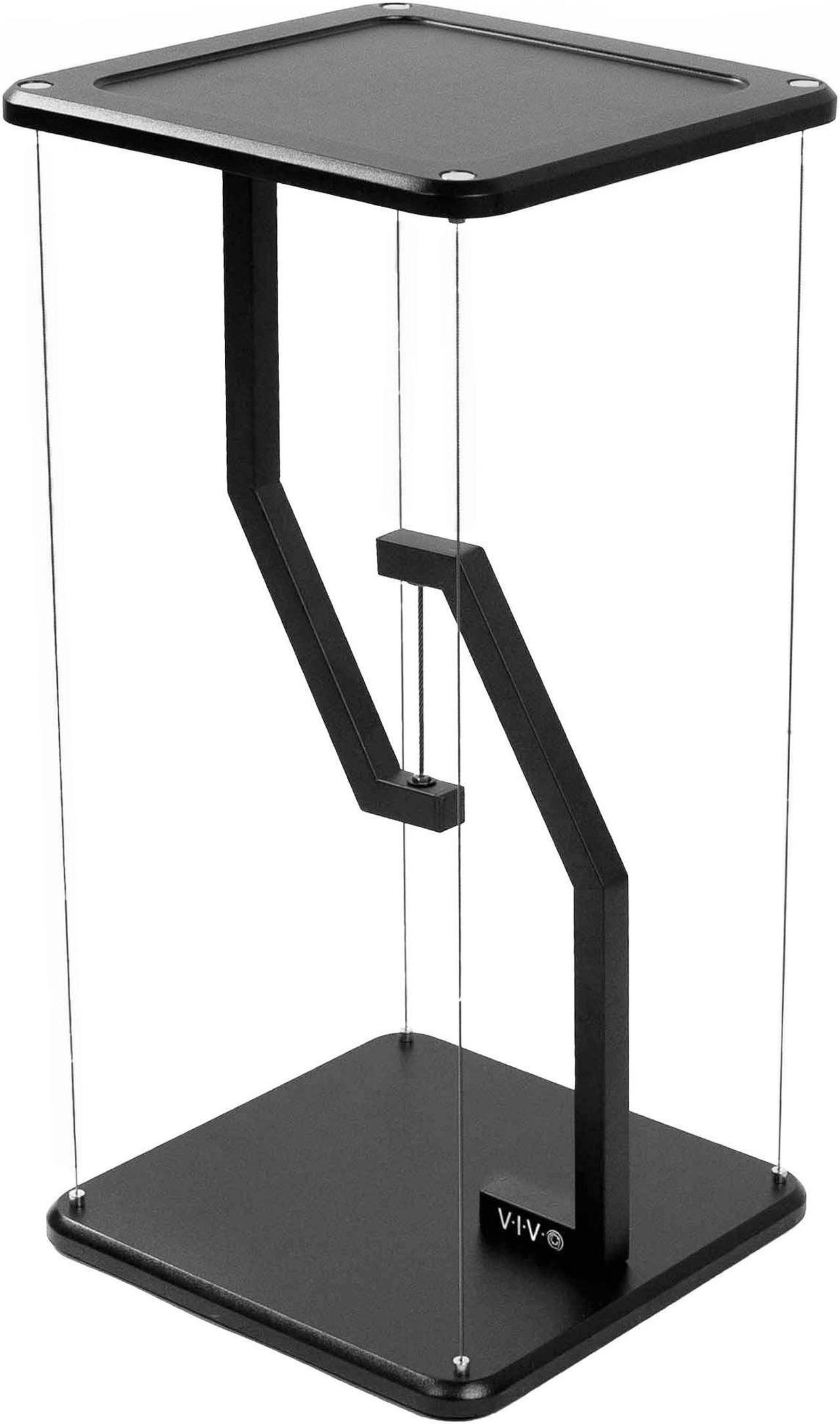 Alt view image 8 of 8 - VIVO Universal Black 24" Tall Tensegrity Speaker Floor Stand, Floating Modern Speaker Holder Platform (STAND-TEN02B)