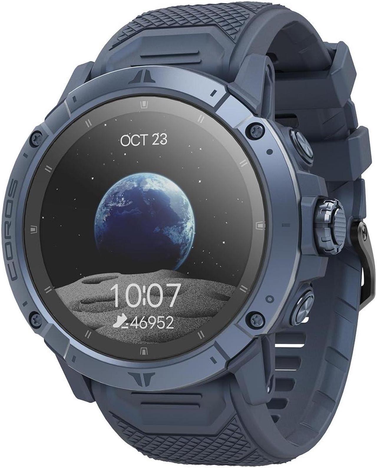 Main image of COROS VERTIX 2S Adventure GPS Watch  40 Days Battery Life  GPS Navigation with Global Offline Maps  Route Planner  Heart Rate Monitor  Rock Climbing  Skiing  Running  Biking - Earth Blue