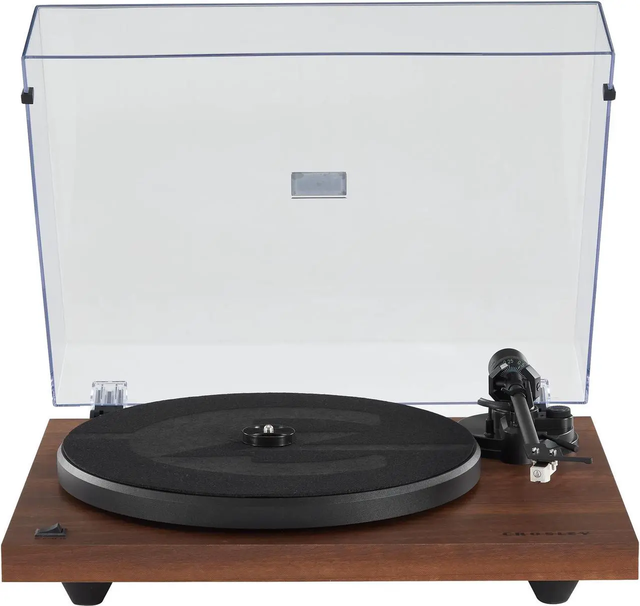 Main image of Crosley C6B-WA Belt-Drive Bluetooth Turntable Record Player with Adjustable Tone Arm  Walnut