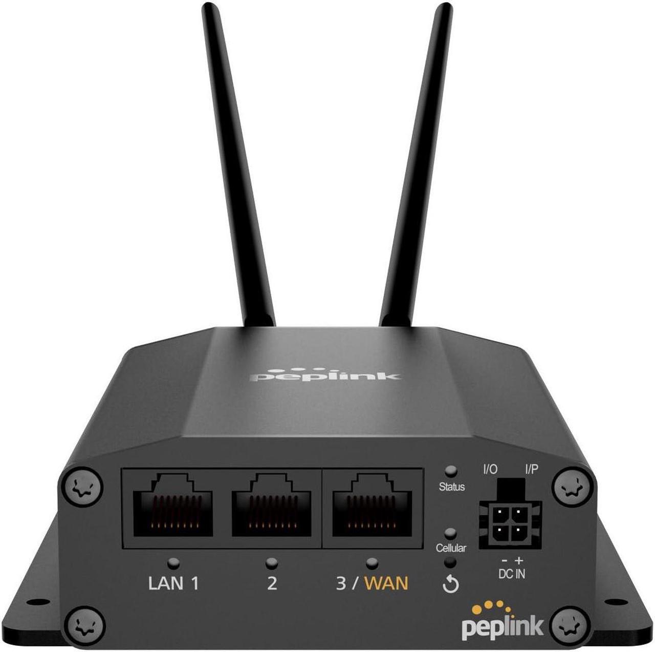 Main image of Peplink Cellular Router MAX BR1 Mini Core | High Speed 150Mbps Single Cellular LTE Computer Modem with Gigabit Ethernet WAN  2x SMA Cellular Antennas | Redundant SIM Slots | Designed for Security