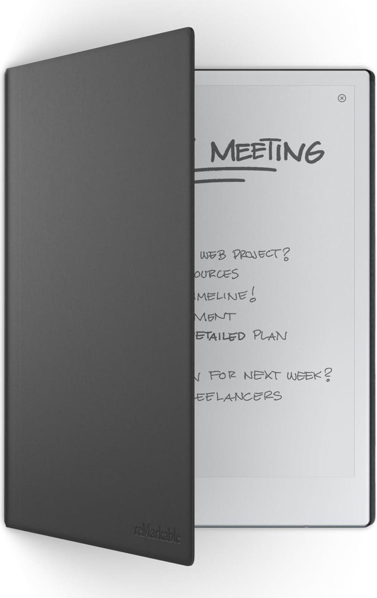 Main image of reMarkable Book Folio - Official reMarkable 2 Cover | Slim  Premium Leather Folio in Black | Stylish Protection for Your reMarkable 2 Tablet