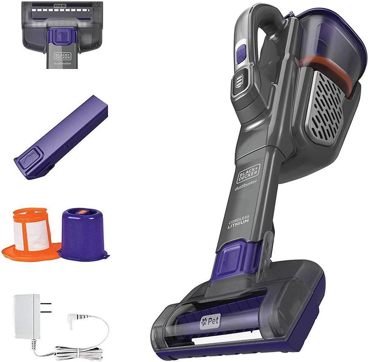 Alt view image 2 of 2 - BLAcK+DEcKER Furbuster Handheld Vacuum for Pets, cordless, Advancedclean+, gray (HHVK515JP07)