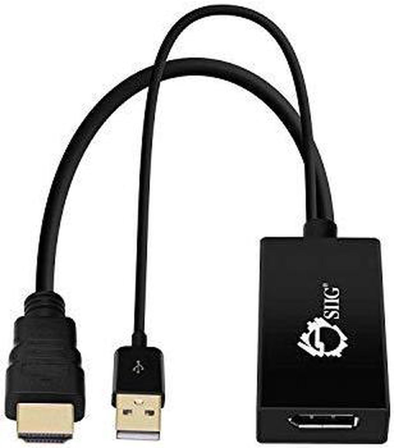 Alt view image 18 of 18 - SIIG CE-H22W11-S1 Hdmi To Displayport 4K Ultra Hd Convert Connect Displayport To Hdmi