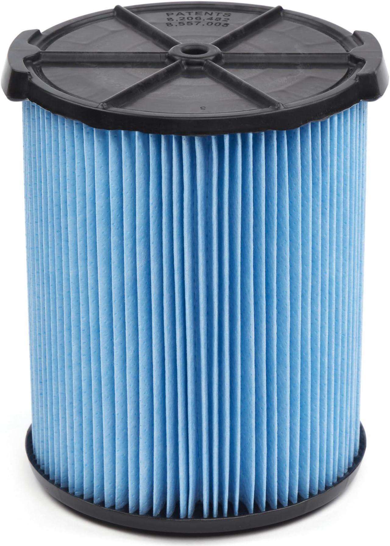 Alt view image 2 of 2 - CRAFTSMAN CMXZVBE38751 Fine Dust Wet/Dry Vac Filter for 5 to 20 Gallon Shop Vacuums, Blue And Black (9-38751)