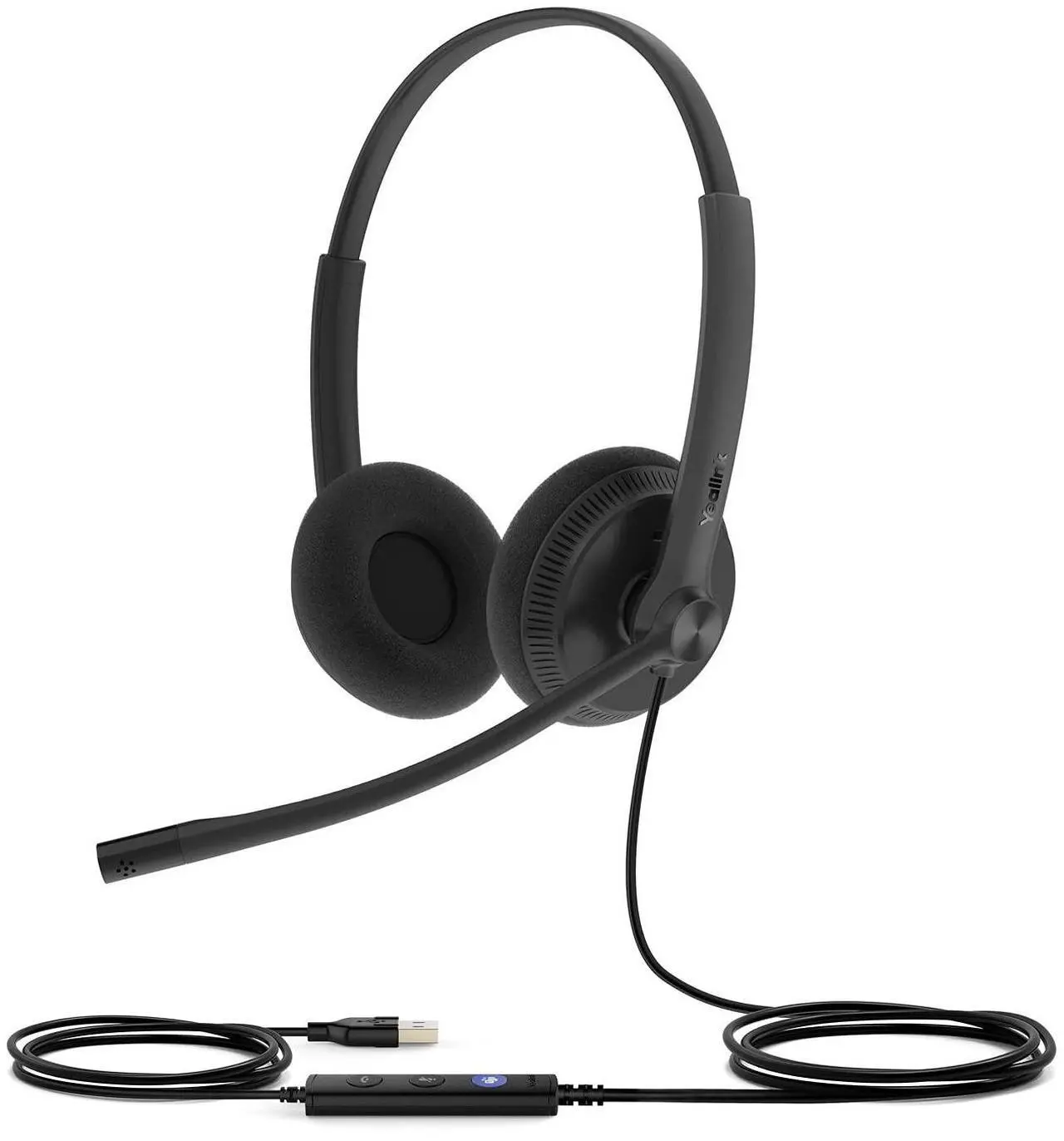 Alt view image 12 of 12 - Yealink YEA-UH34-LITE-DUAL-TEAMS Lite Dual Teams USB wired headset