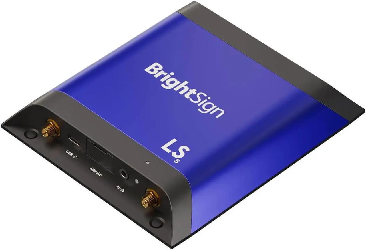 Alt view image 5 of 10 - BrightSign LS425 Digital Signage Appliance - 1080p - HDMI - USBEthernet - BrightSign OS
