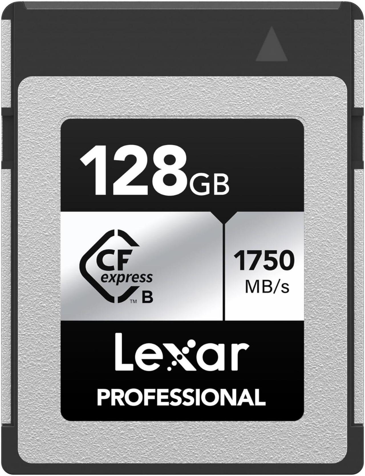 Alt view image 2 of 2 - Lexar CF Professional CFexpress Type B Card SILVER Series 128GB