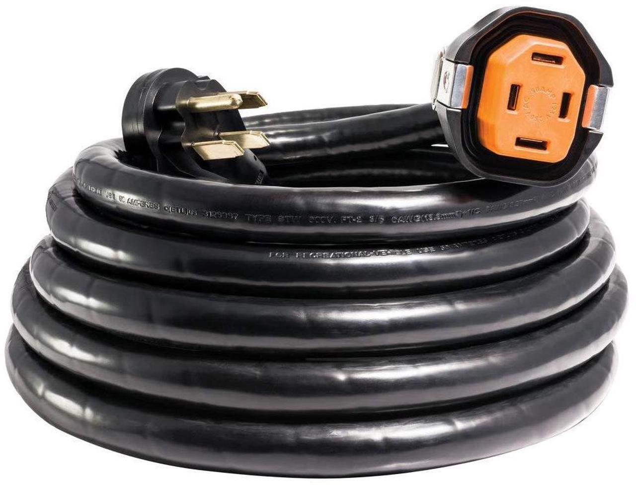 Alt view image 7 of 7 - Smartplug 50 Amp RV 30 Dual Configuration Black Cordset - R50304