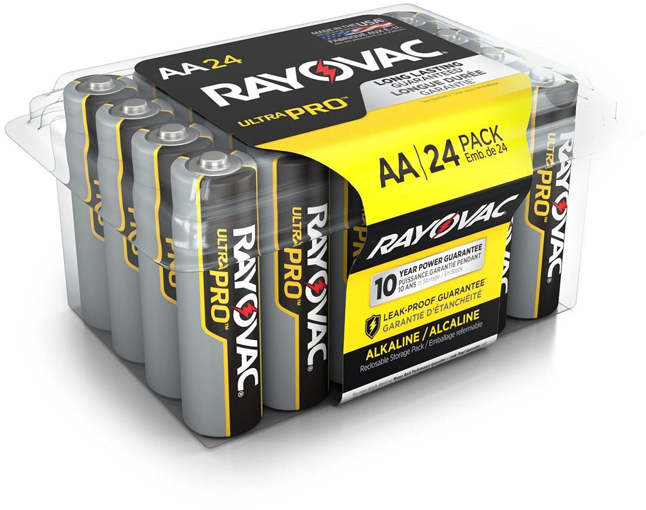 Alt view image 17 of 17 - Rayovac Ultra Pro Alkaline Batteries AA 24/Pack ALAA24PPJ