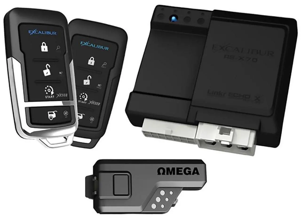Alt view image 5 of 5 - Excalibur RS-370 Remote Start & Keyless Entry System up to 1500 FT Range RS370