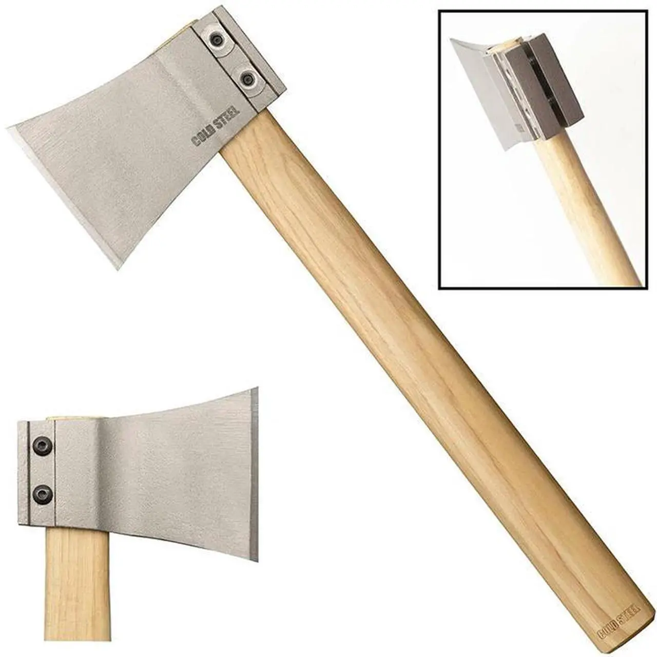 Alt view image 6 of 6 - Cold Steel 90AXA Professional Throwing Hatchet Axe Blade with Removable Handle