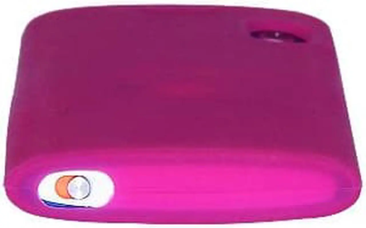 Alt view image 3 of 9 - Amzer Silicone Skin Jelly Case - Hot Pink For iPod Nano 5th Gen