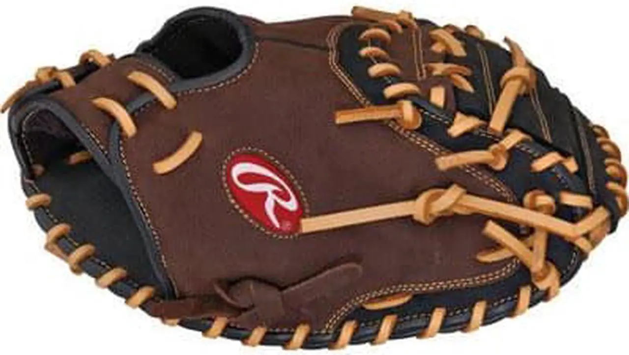 Alt view image 4 of 7 - Rawlings RCM30SB 33" Player Preferred Baseball Catchers Mitt New With Tags!