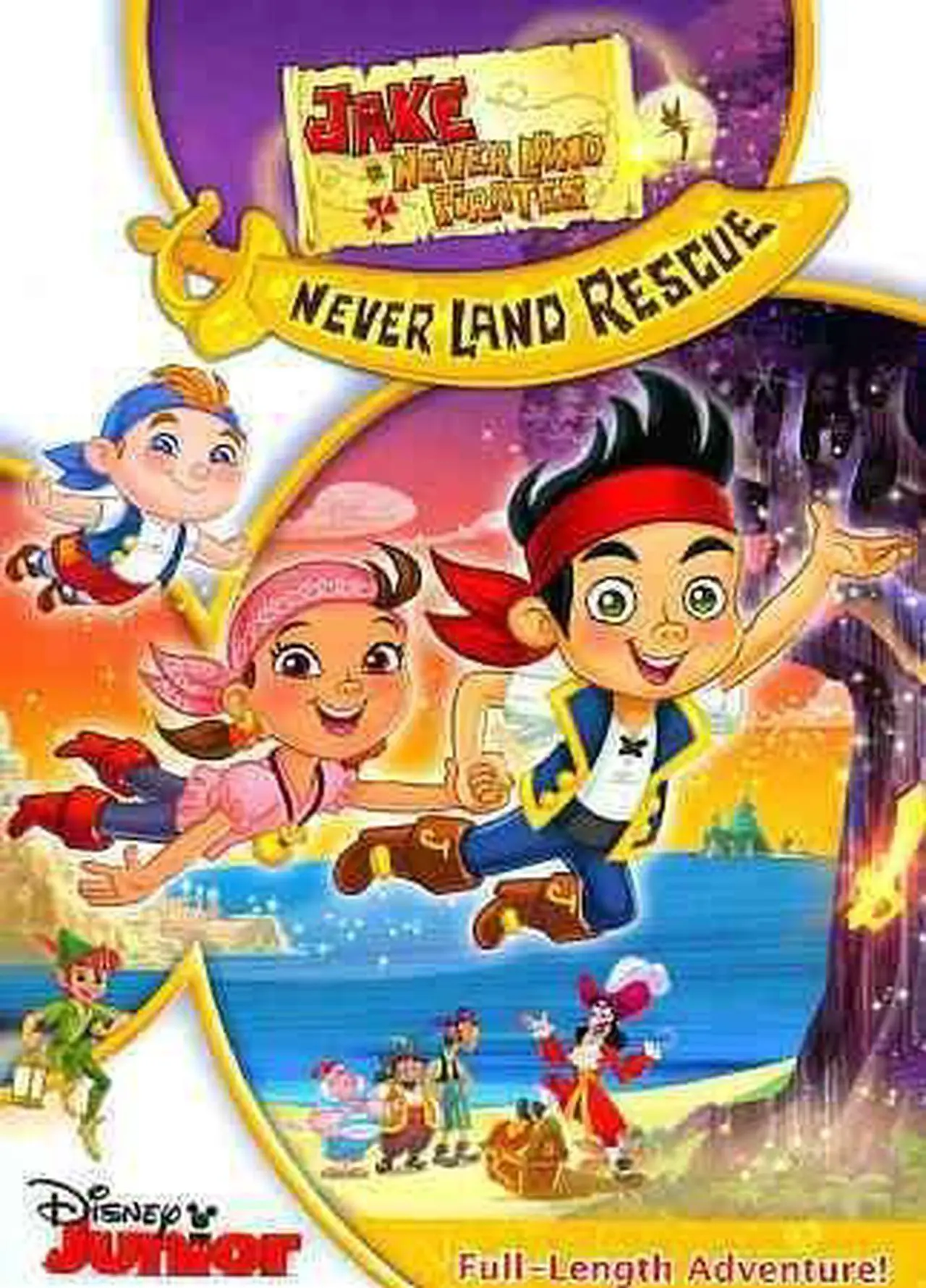 Alt view image 3 of 5 - Disney Jake and the Never Land Pirates: Jake's Never Land Rescue DVD