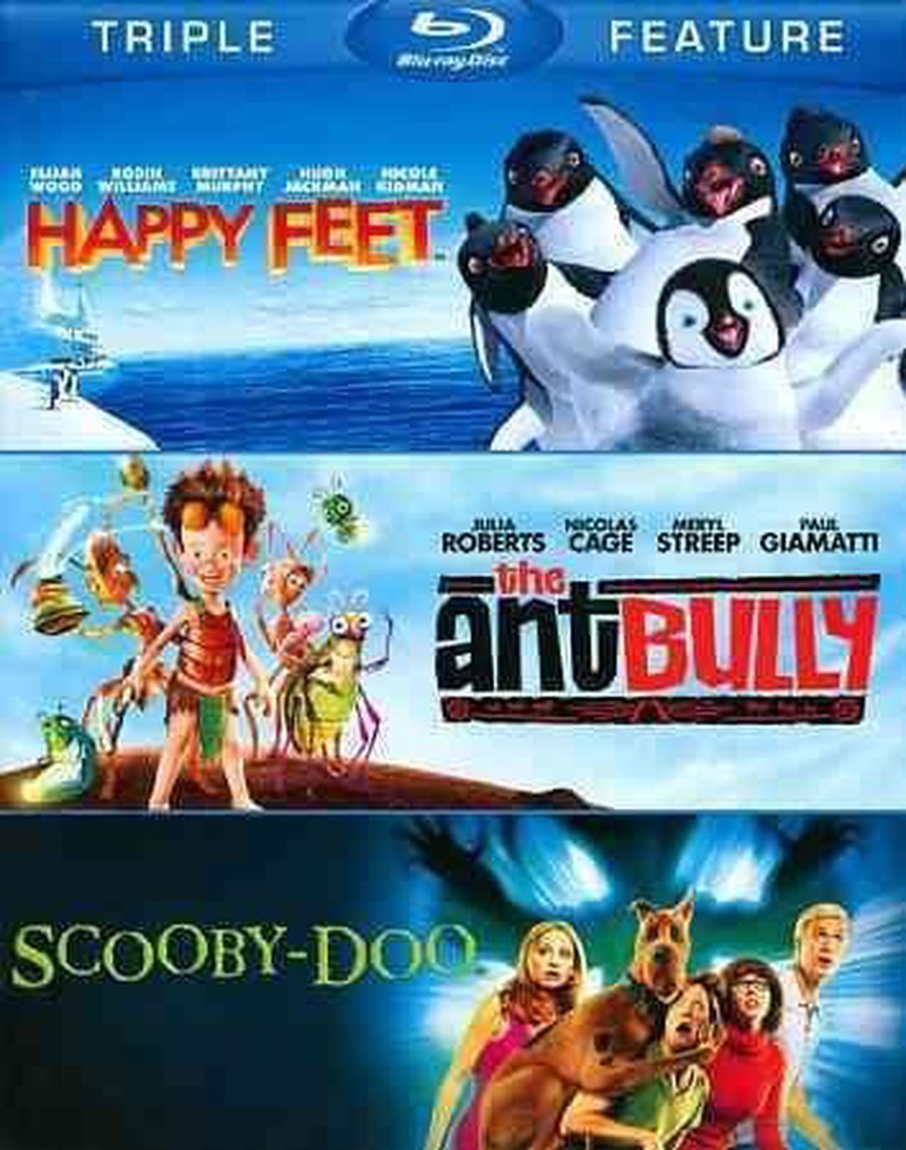 Alt view image 2 of 3 - HAPPY FEET/ANT BULLY/SCOOBY-DOO-MOVIE (BLU-RAY/TFE/3 DISC)