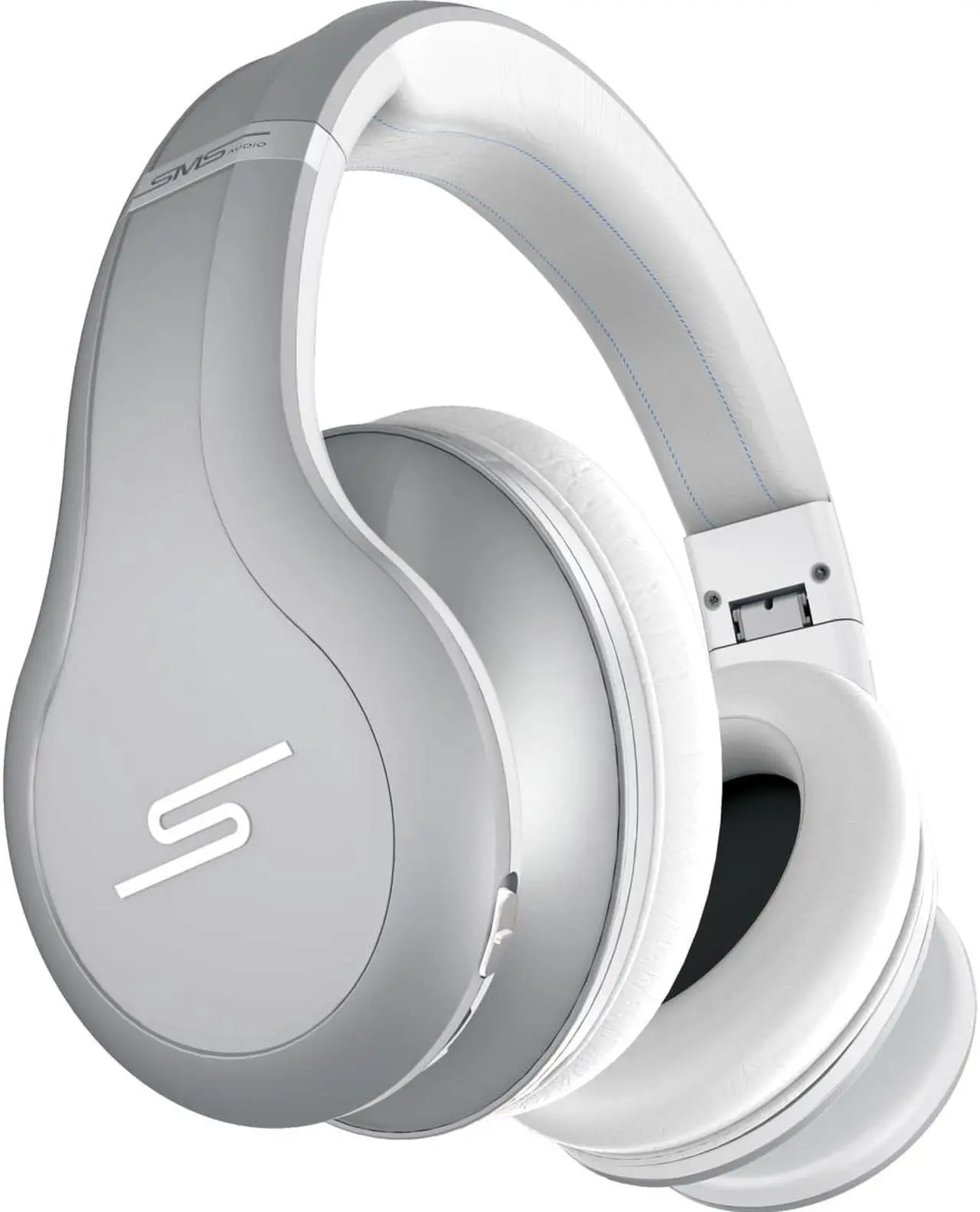 Alt view image 8 of 20 - SMS Audio STREET by 50 Cent ANC Active Noise-Canceling Headphones - Cool Silver