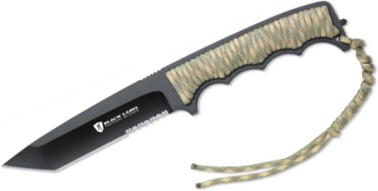 Alt view image 4 of 4 - Browning 320117BL Black Label Stone Cold Tanto Cord Fixed Knife