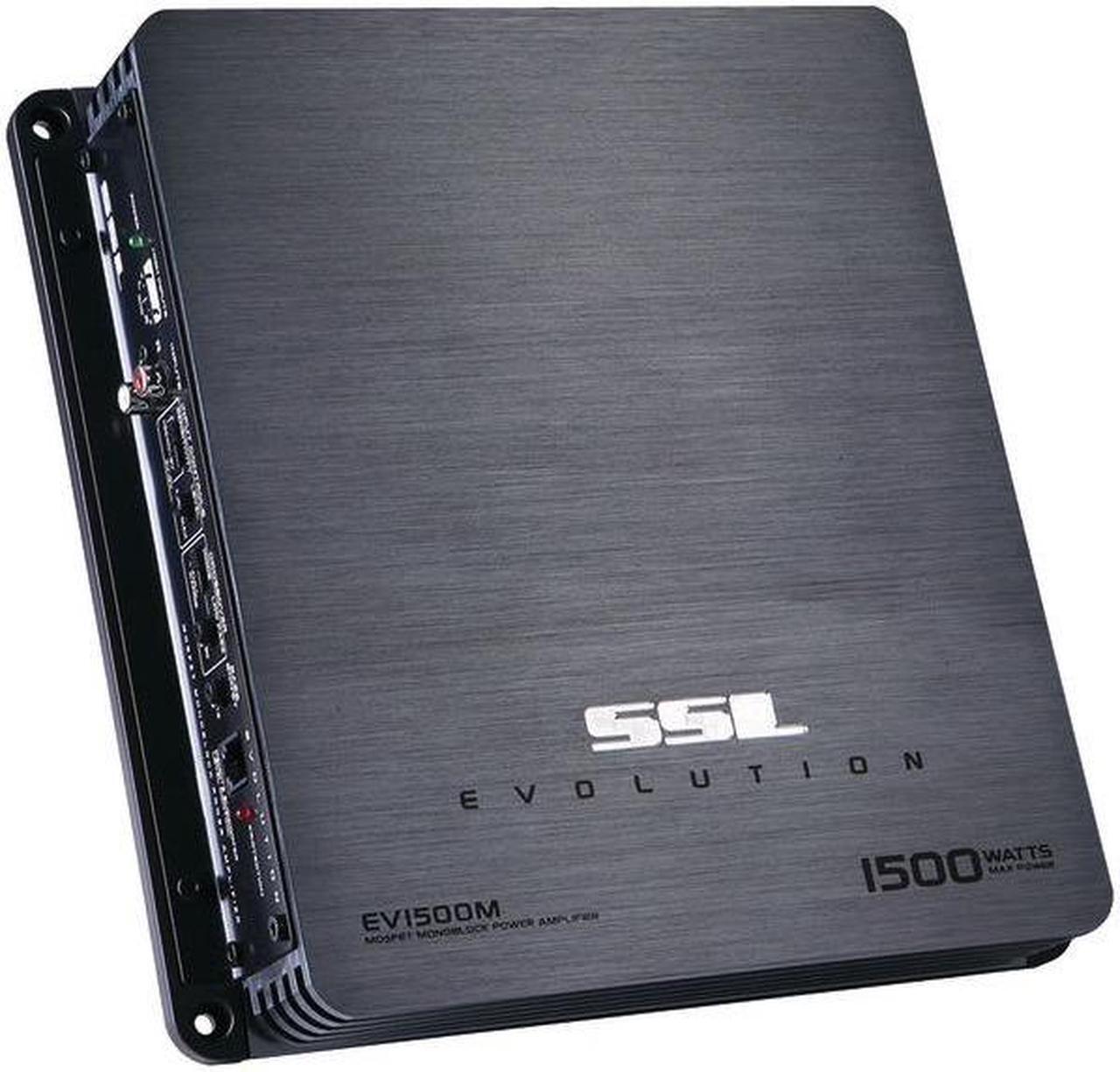 Alt view image 8 of 9 - Sound Storm Laboratories EV1500M 1,500-Watt Monoblock Amplifier with High/Low Crossover Remote Subwoofer Level Control