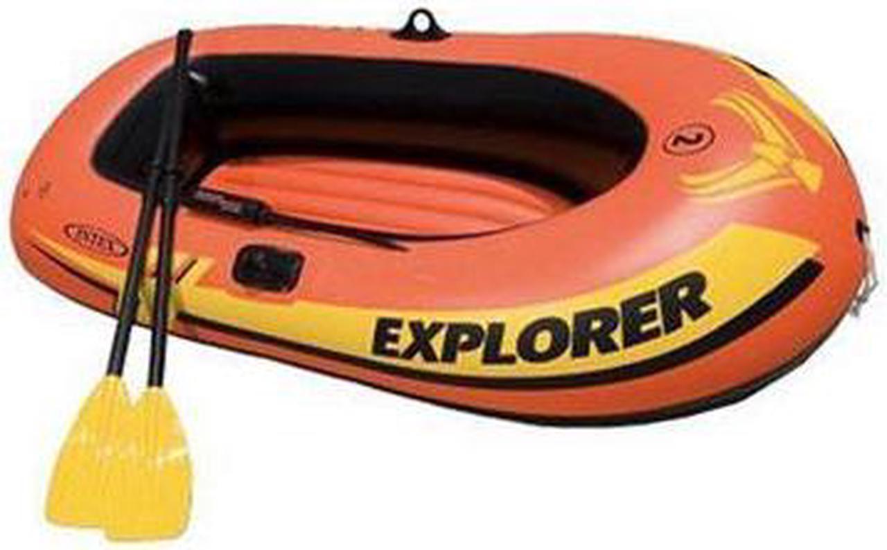 Wet Products Explorer 200 Inflatable Boat Set with Oars and Pump