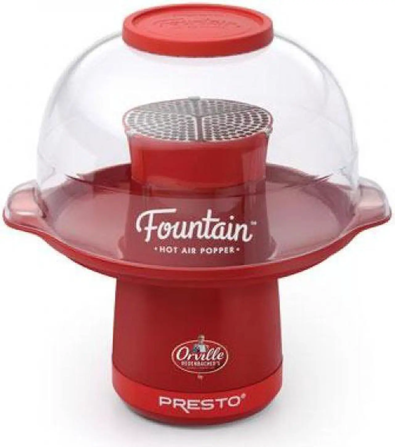 Alt view image 3 of 20 - PRESTO 04868 Orville Redenbacher's Fountain Hot Air Popper, Red