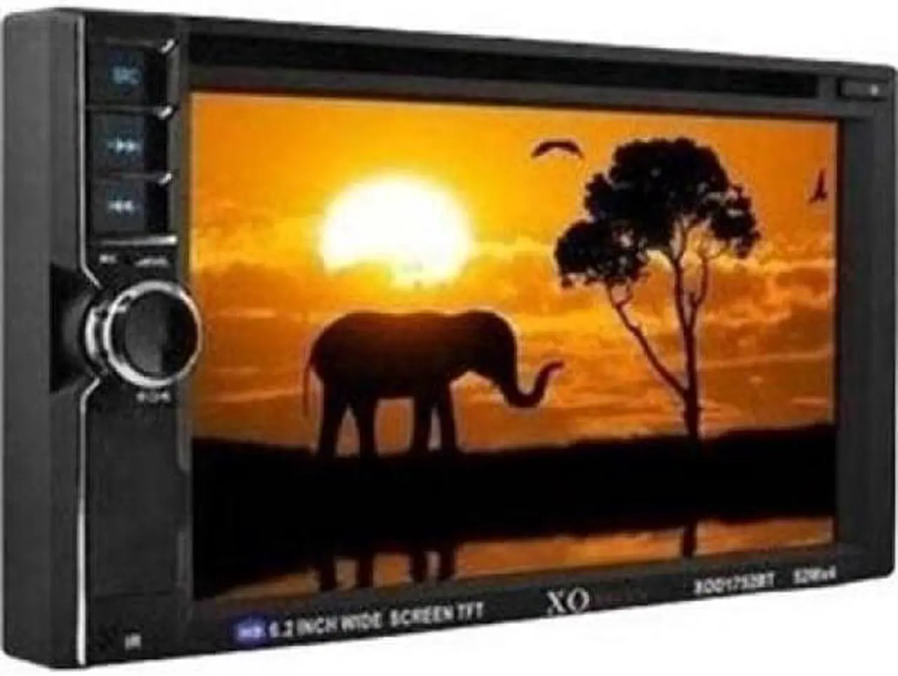 Alt view image 3 of 5 - XOVision XOD1752BT Car DVD Player - 6.2" Touchscreen LCD - Double DIN - 4 - DVD Video, DivX, Video CD - AM, FM - miniSD Card - Bluetooth - USB - Auxiliary Input - 800 x 480 - In-dash