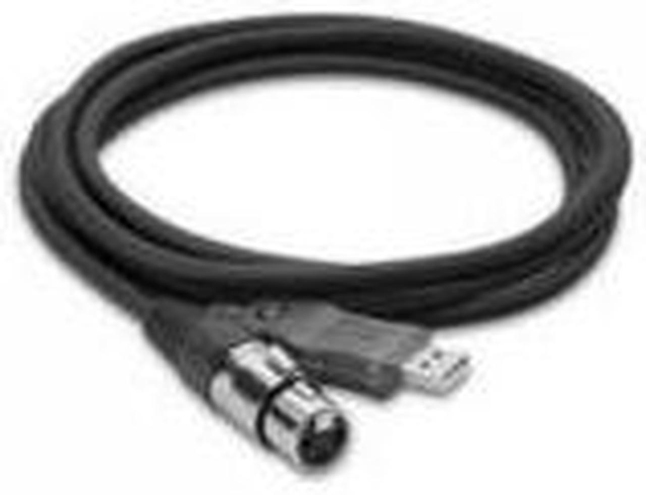 Alt view image 2 of 4 - Hosa Tracklink Microphone to USB Interface, XLR3F to USB Type A, 10 ft