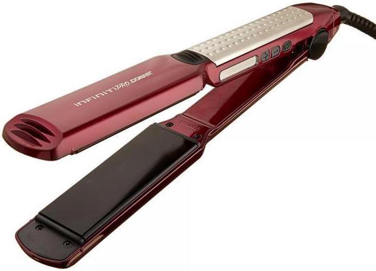 Main image of Infiniti Pro by Conair Tourmaline Ceramic Flat Iron; 1 1/2-inch; Pink