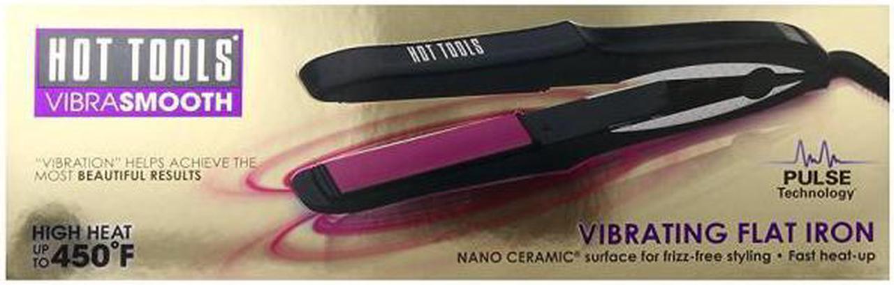 Main image of Hot Tools HTV1B1 Vibrasmooth Flat Iron, Black