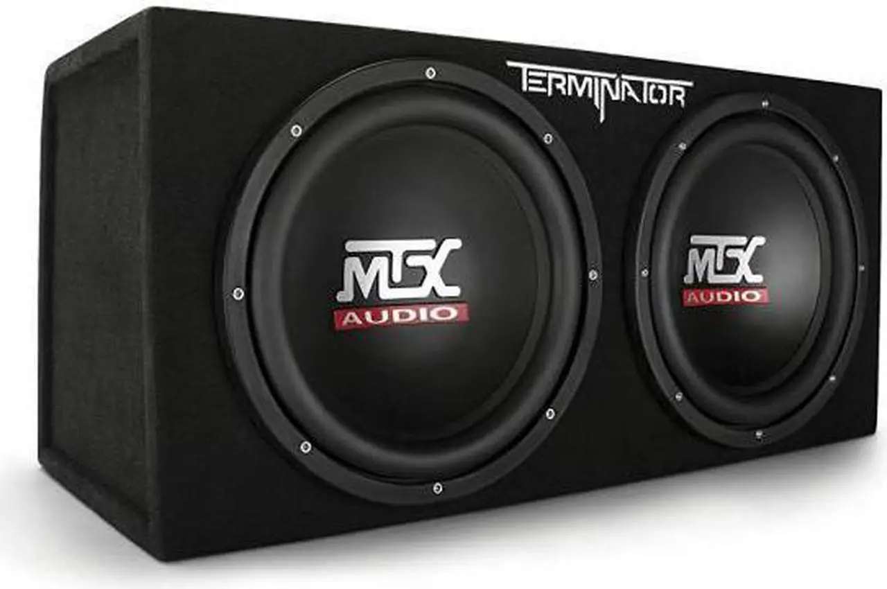 Main image of MTX Audio Terminator Series TNE212D 1,200-Watt Dual 12-Inch Sub Enclosure