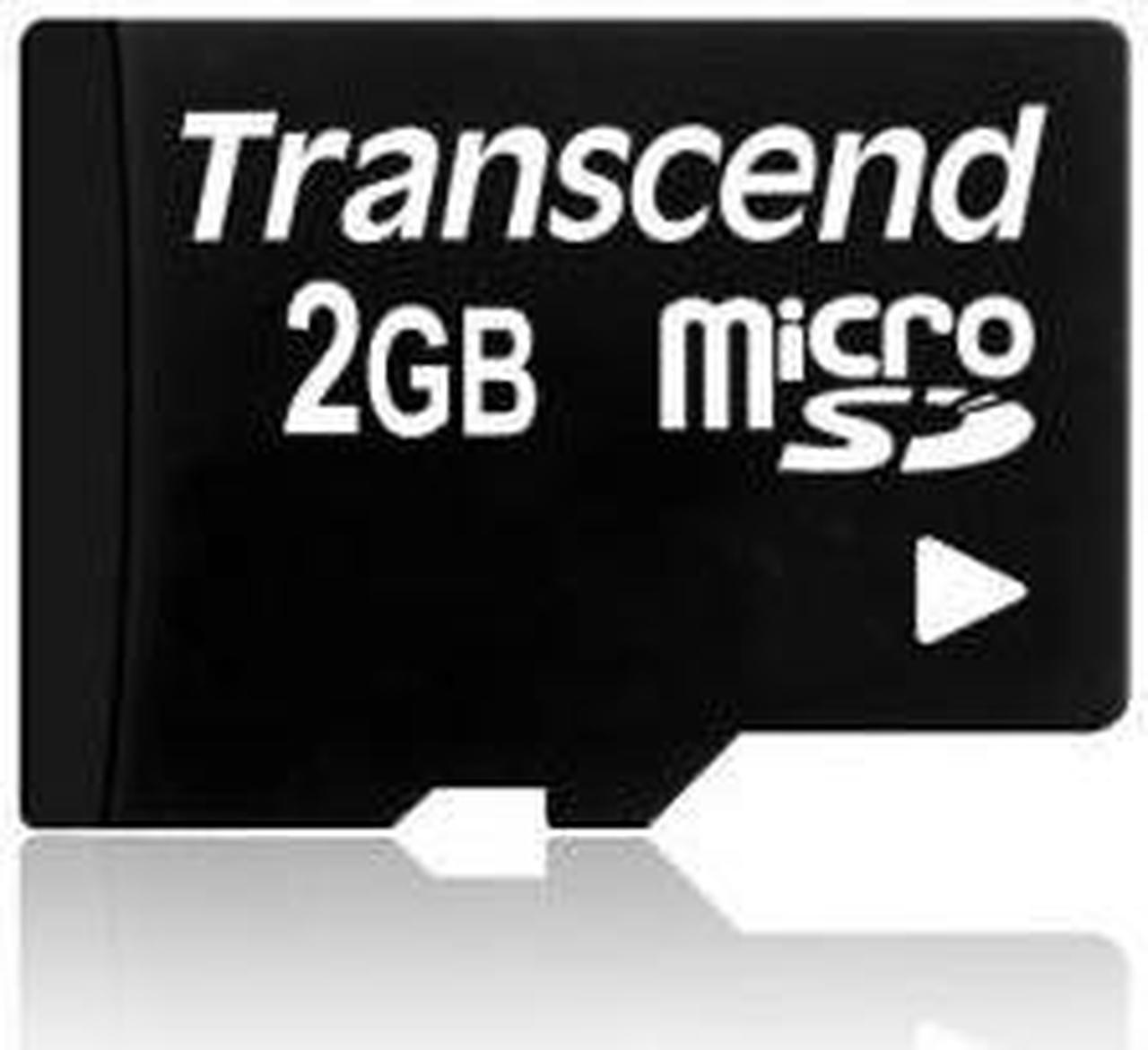 Transcend 2 GB microSD Flash Memory Card TS2GUSD