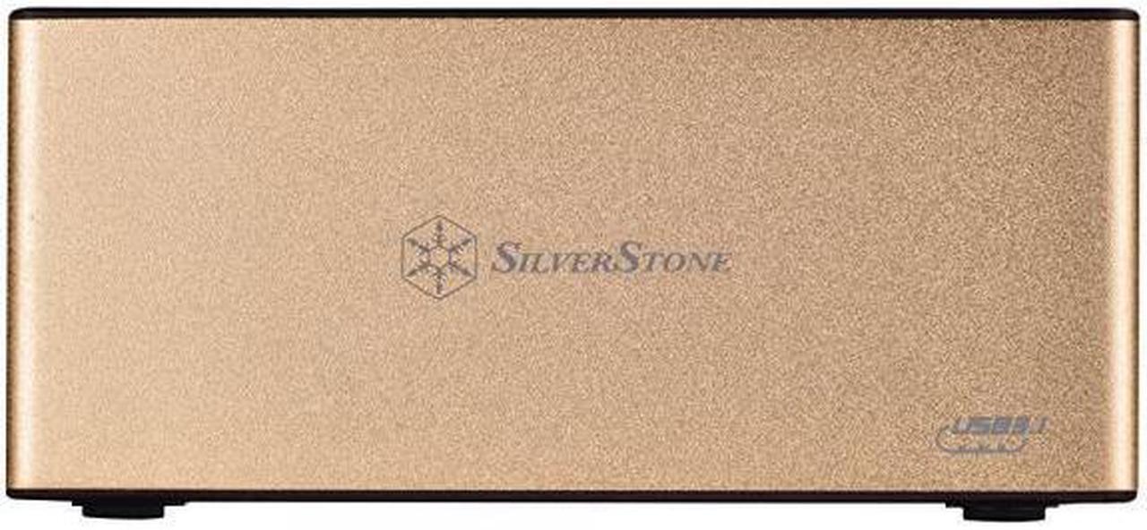 Alt view image 2 of 4 - SilverStone TS11G-C 3.5"& 2.5" SATA SSD/HDD Docking Station with USB 3.1 Type-C Gen 2 10Gbps