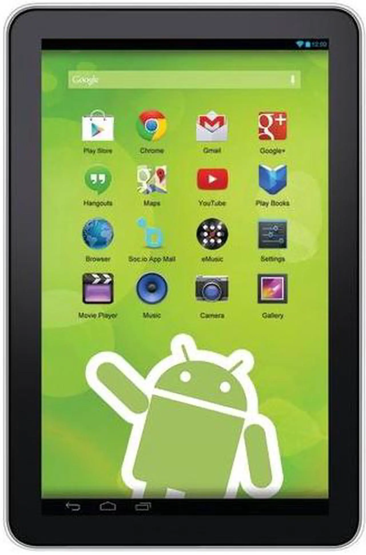 Alt view image 6 of 8 - Zeki TBQG1084B 10" Quad Core Google(R) Tablet