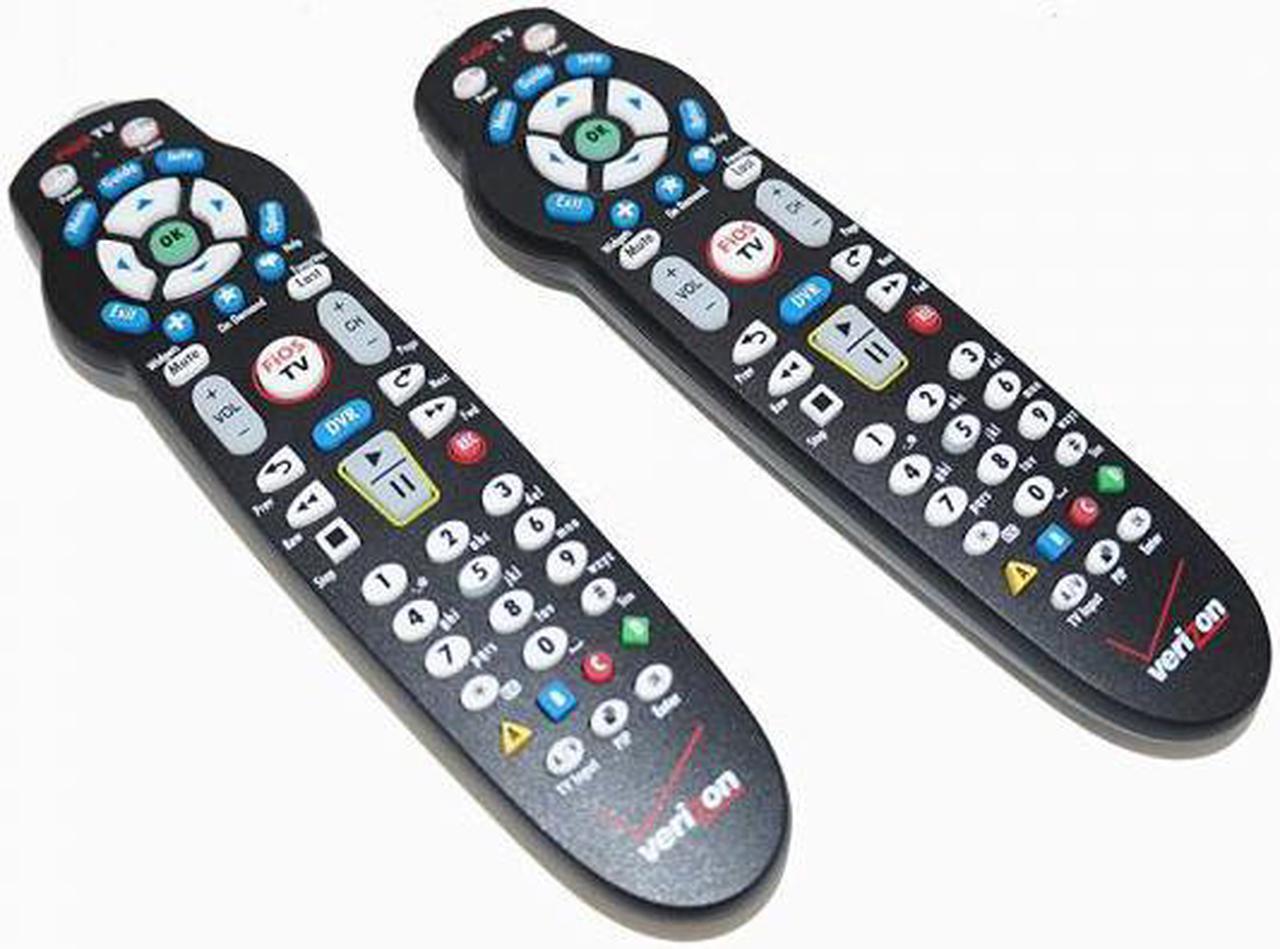 Main image of Set of TWO Verizon FiOS TV Replacement Remote Controls by Frontier works with Verizon FiOS systems