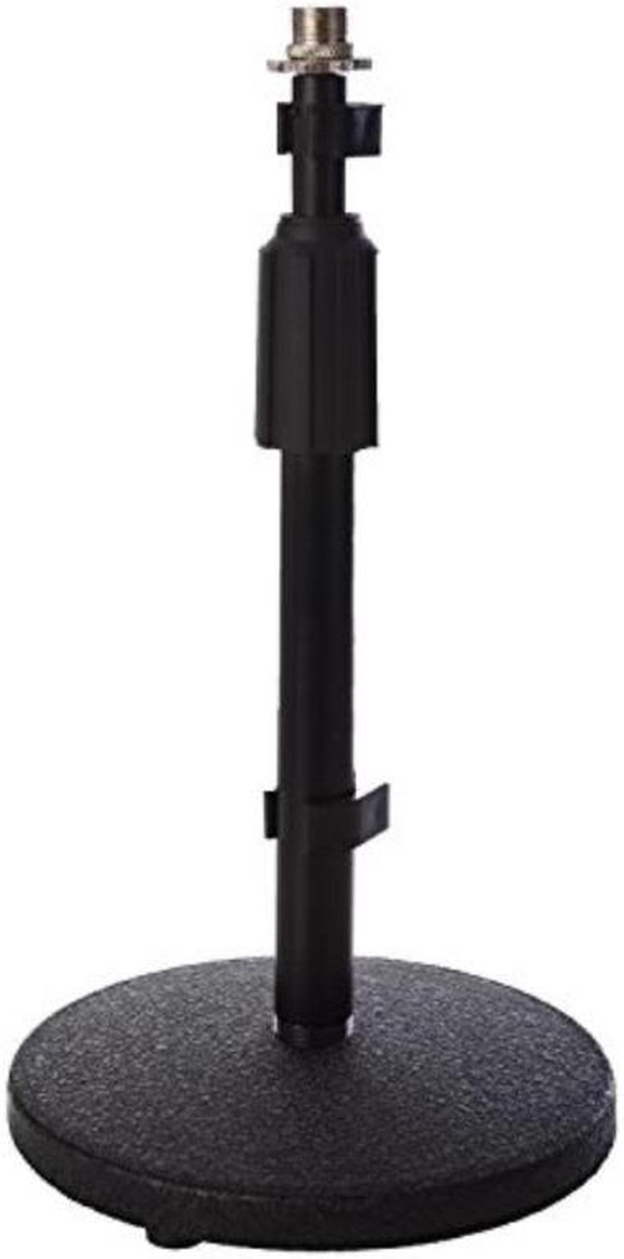 Alt view image 2 of 3 - LyxPro DKS-1 Adjustable Height Microphone Desk Stand Weighted Base 3/8"-5/8"