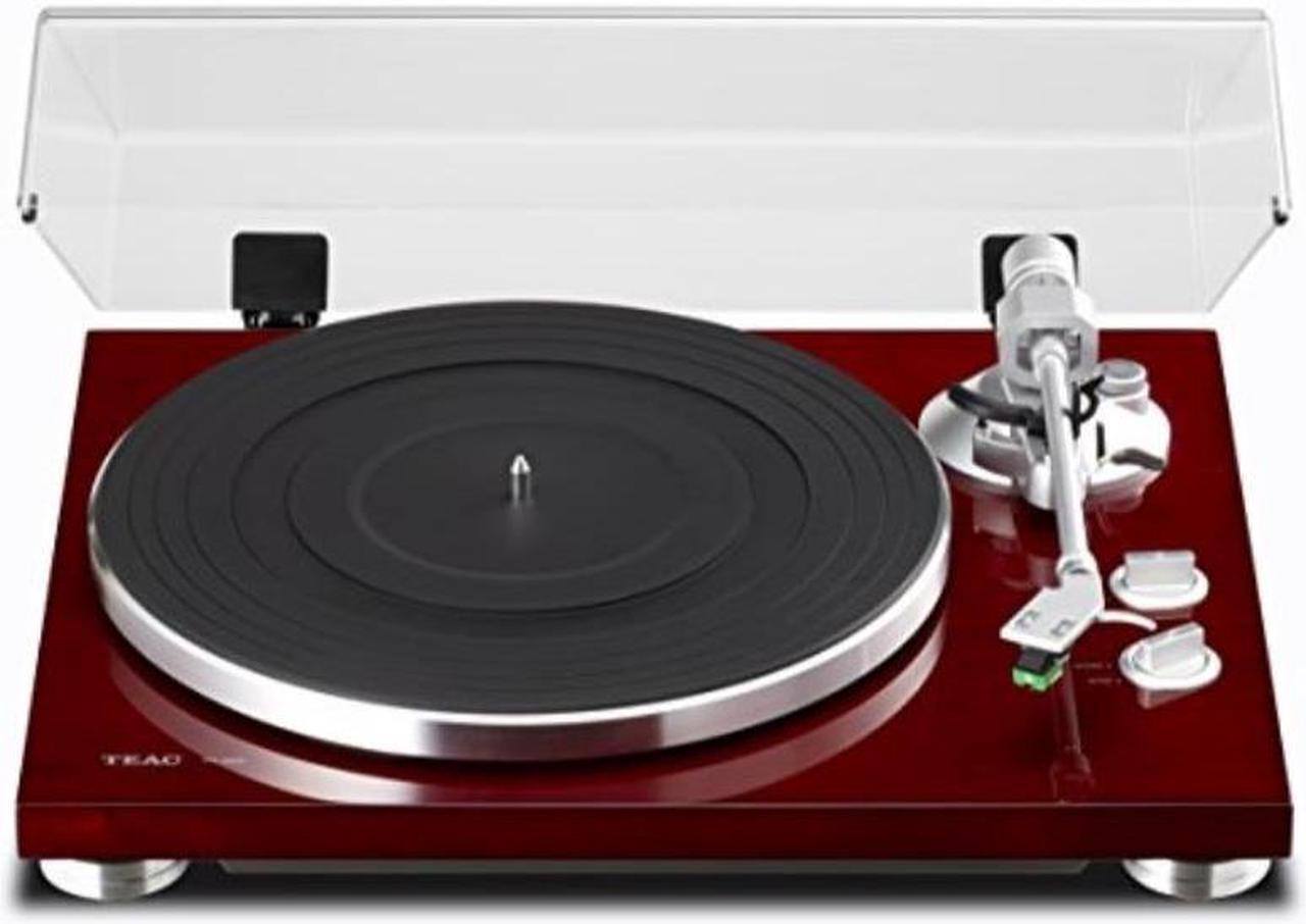 Alt view image 8 of 9 - TEAC TN-300 2 Speed Belt-Drive Analog Turntable w/ USB Digital Output | Cherry