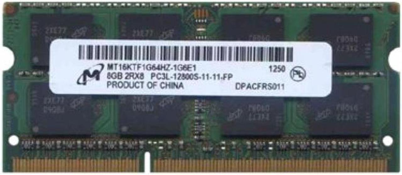 8GB Micron DDR3 1600 MHz PC3-12800 1.35V Laptop RAM Memory MT16KTF1G64HZ-1G6E1 693374-001